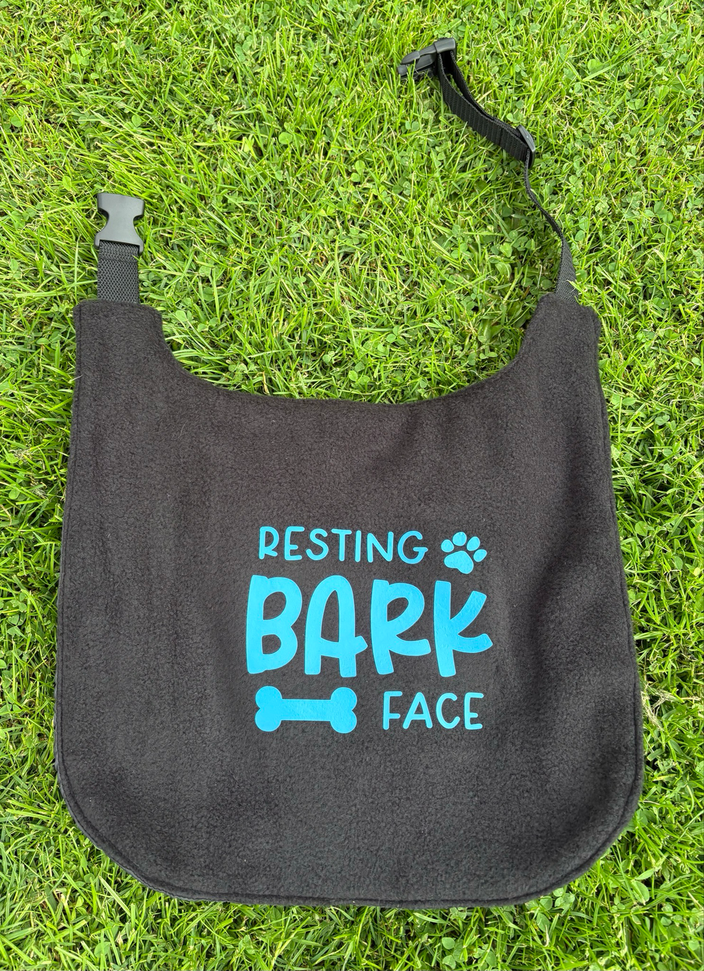 Large Breed Waterproof Dog Bib / Resting Bark Face