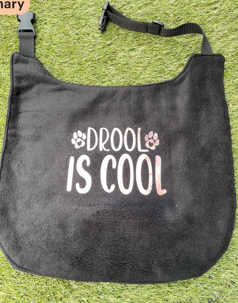 Large Breed Waterproof Dog Bib / Drool Is Cool